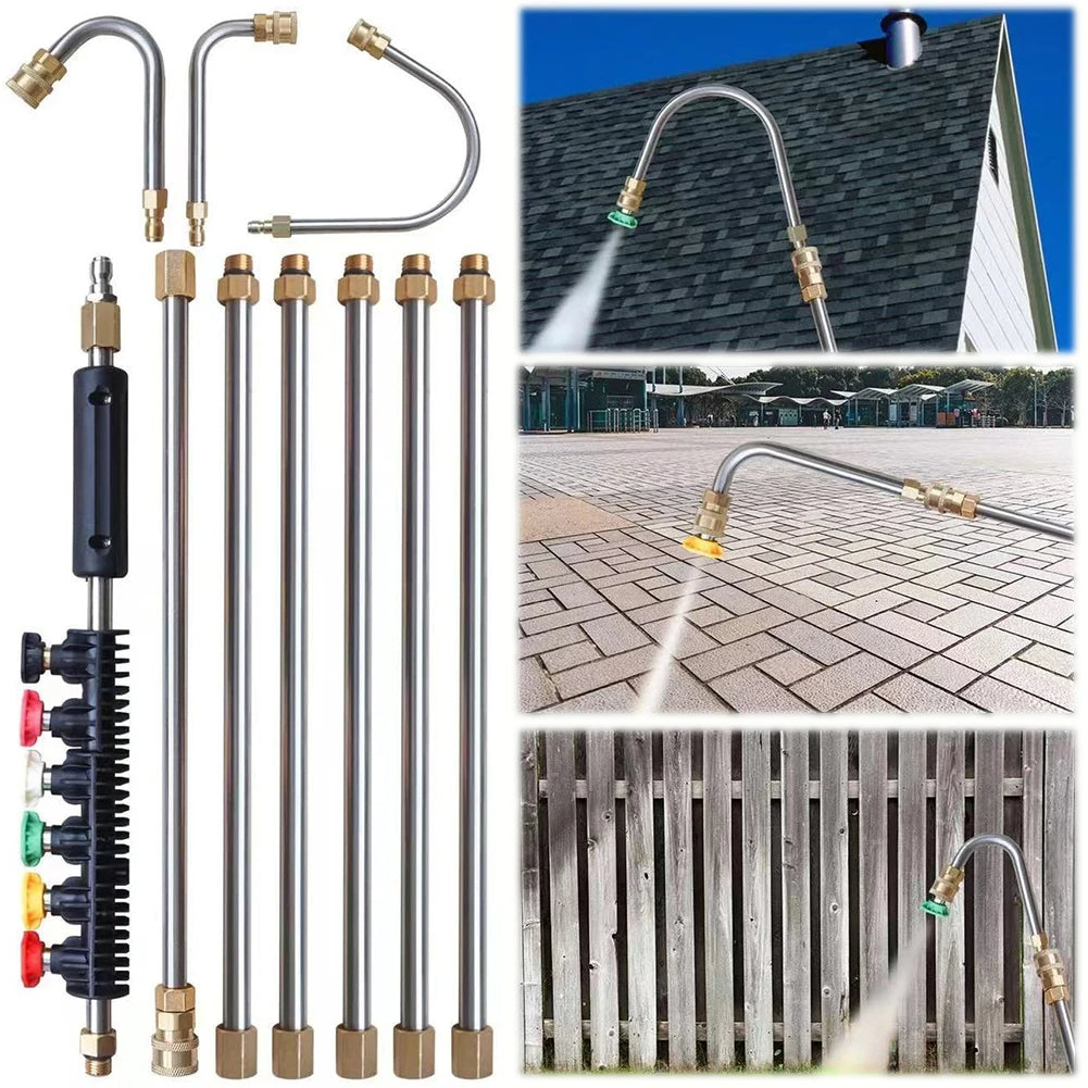 High-Pressure Washer Wand Set Telescopic 4000 PSI