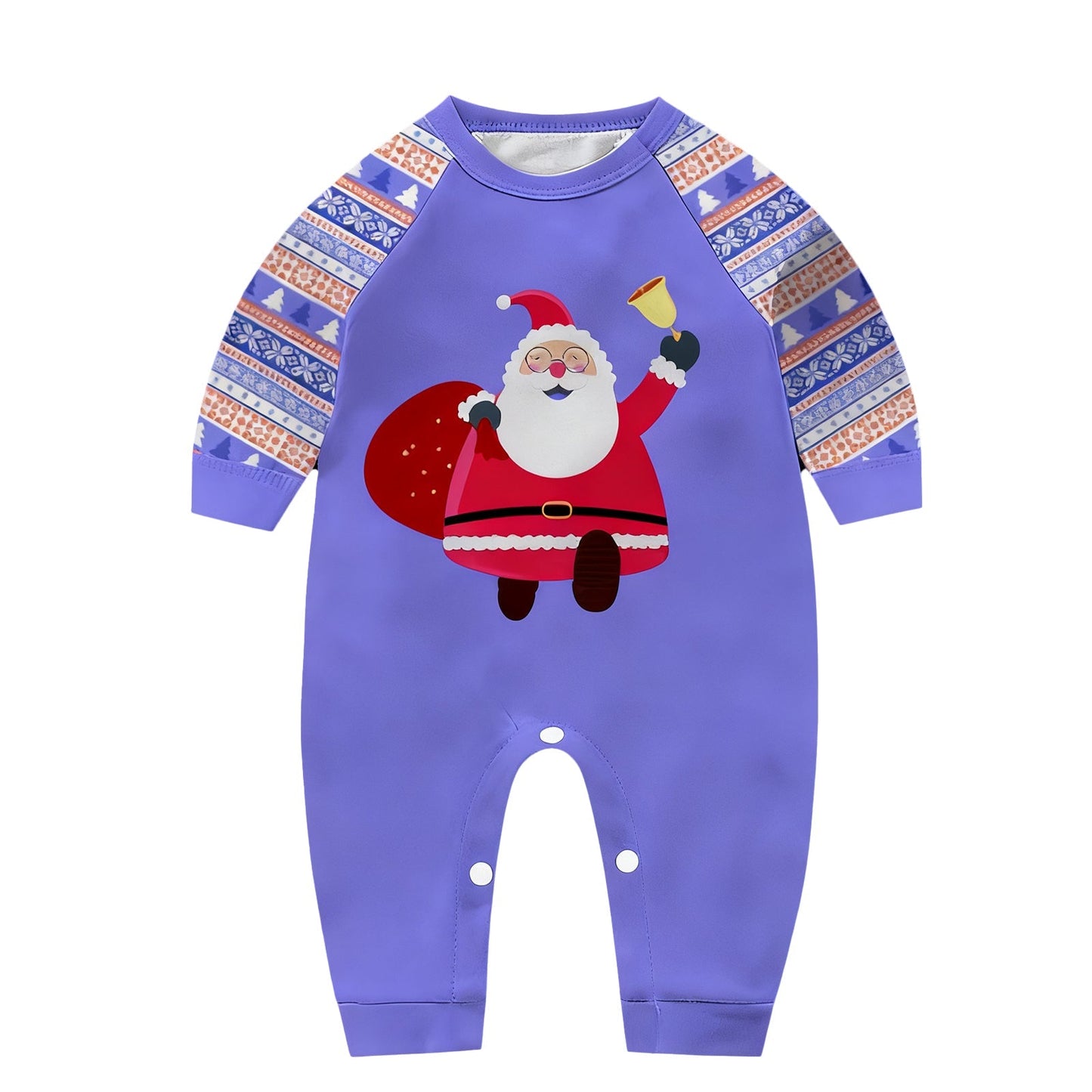 Family Matching Christmas Pajamas Set Shirt and Trousers