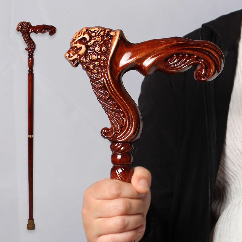 Wooden Walking Cane for Adults