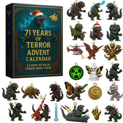 Godzilla Advent Calendar 2025 Holiday Countdown Calendar