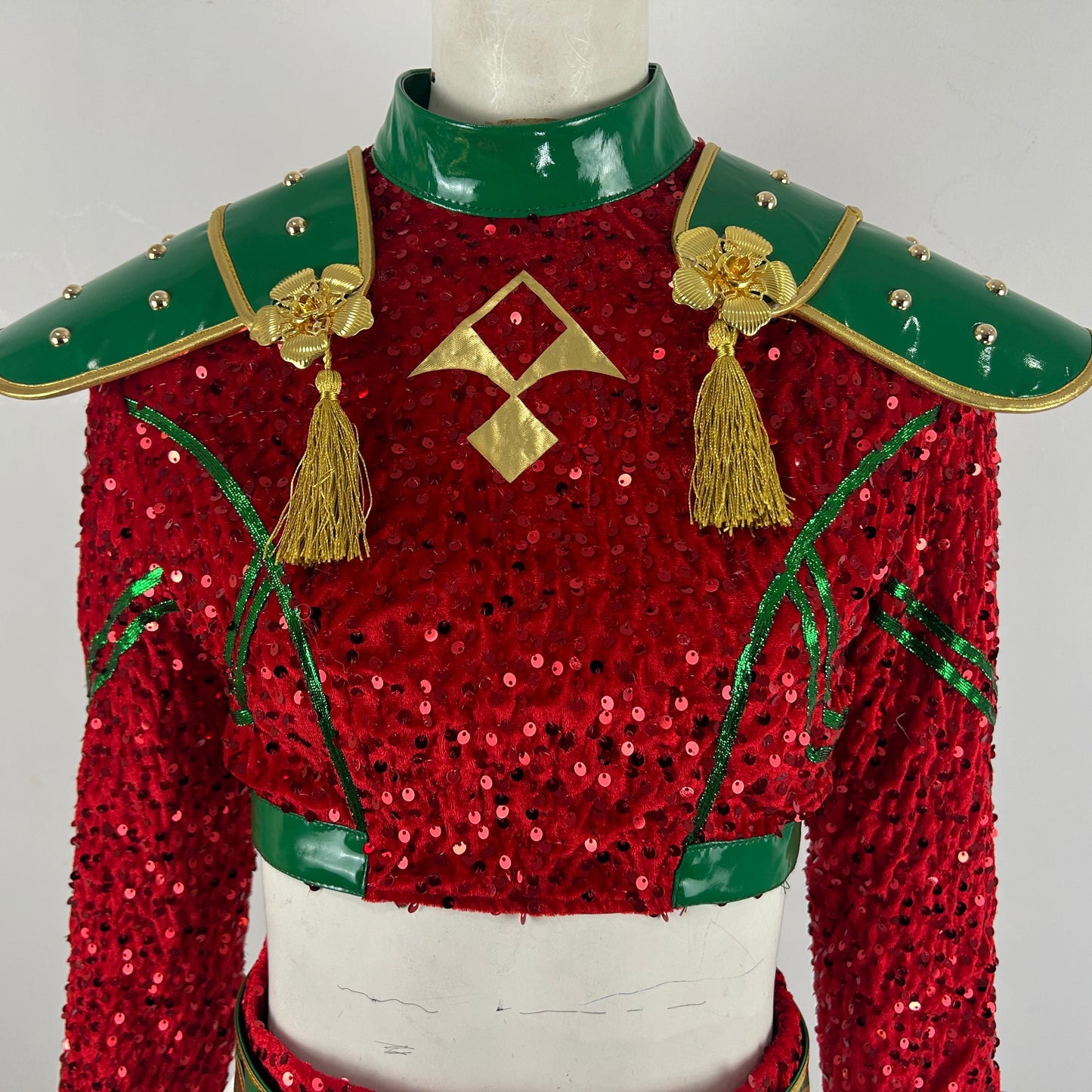 Xmas Pop Idol Costume Party Dress Holiday Outfit