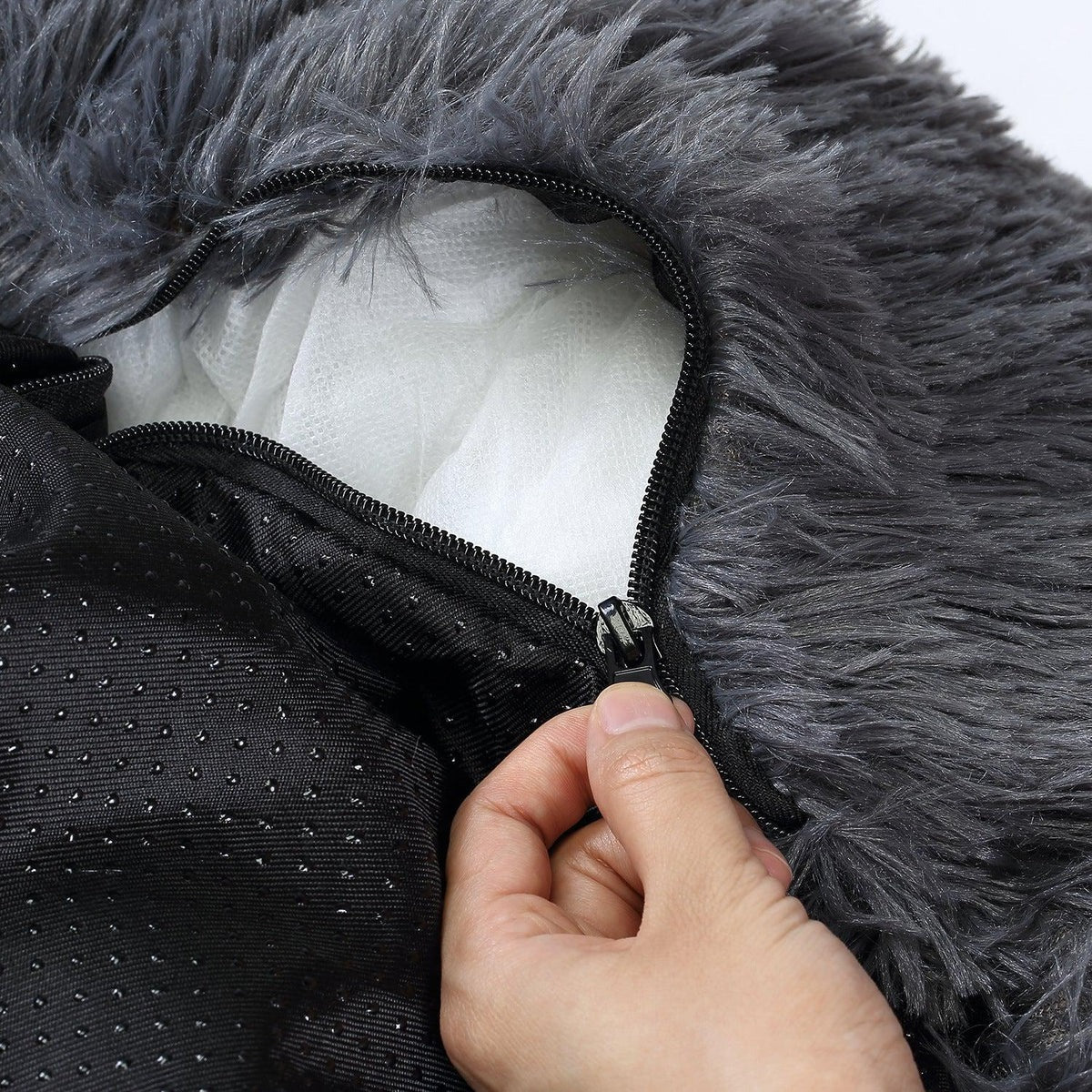 Calming Dog Bed Circular Removable Cover