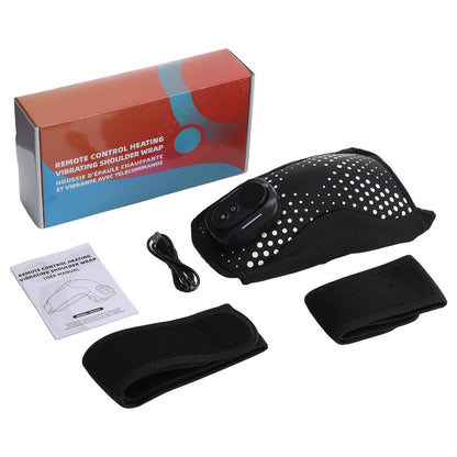 Heating Vibration Shoulder Wrap Pad with Remote Control