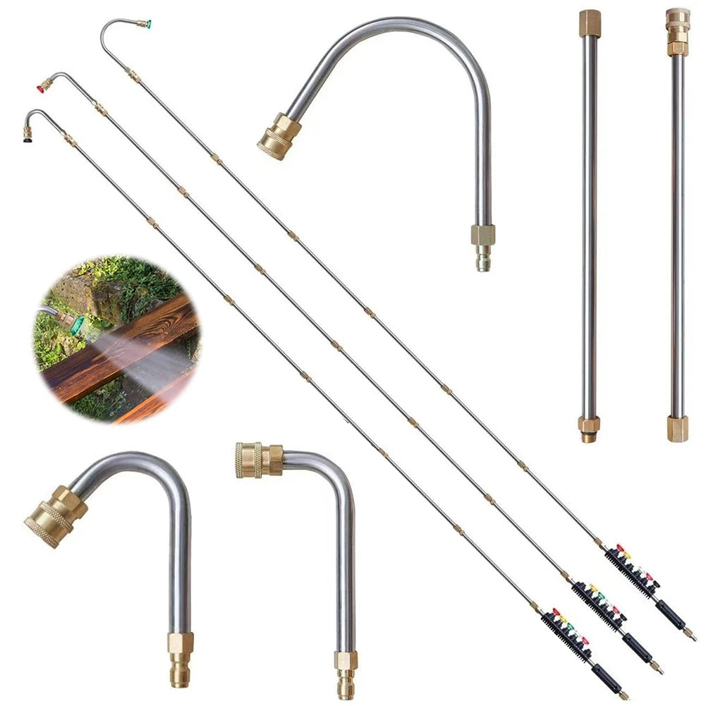 High-Pressure Washer Wand Set Telescopic 4000 PSI
