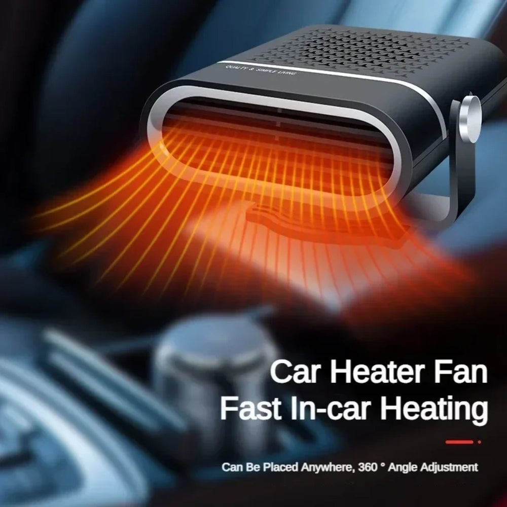 Portable Car Heater 4-in-1 Fan Heating Cooling Defrosting 12V