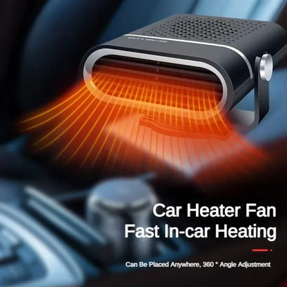 Portable Car Heater 4-in-1 Fan Heating Cooling Defrosting 12V