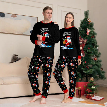 Family Christmas Pyjamas Unisex Sleepwear Outfits Kids Adults