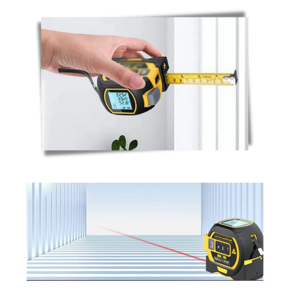 3-in-1 Laser Tape Measure Tool Volume Measurement 40M