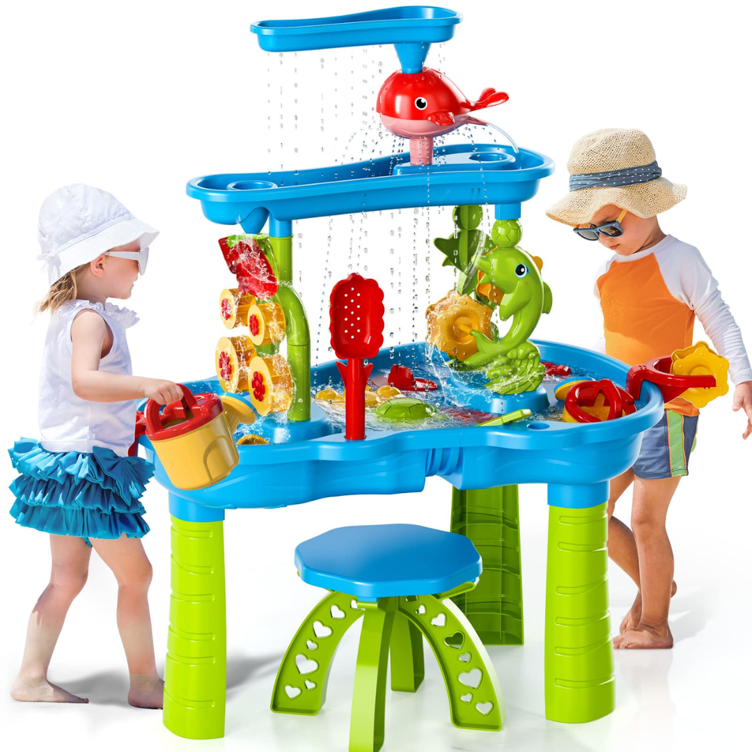 3-Tier Sand Water Table Toy for Kids