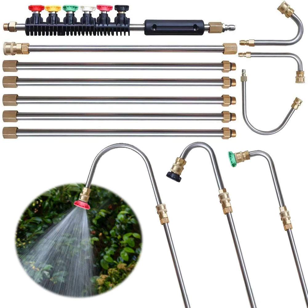 High-Pressure Washer Wand Set Telescopic 4000 PSI