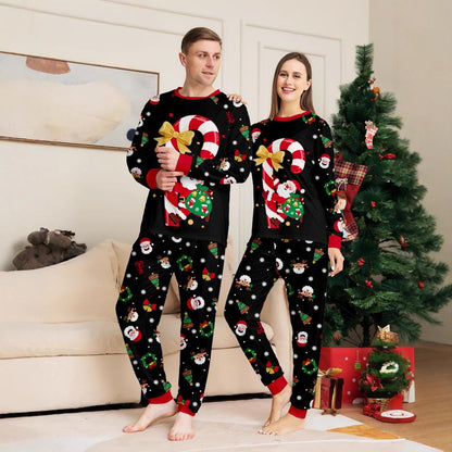 Family Christmas Pajamas Set Sleepwear Loungewear