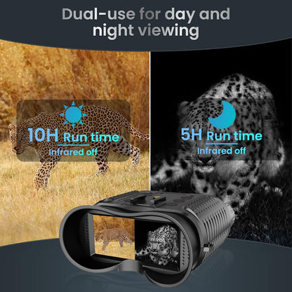3D Night Vision Goggles Binoculars for Hunting Outdoor Activities