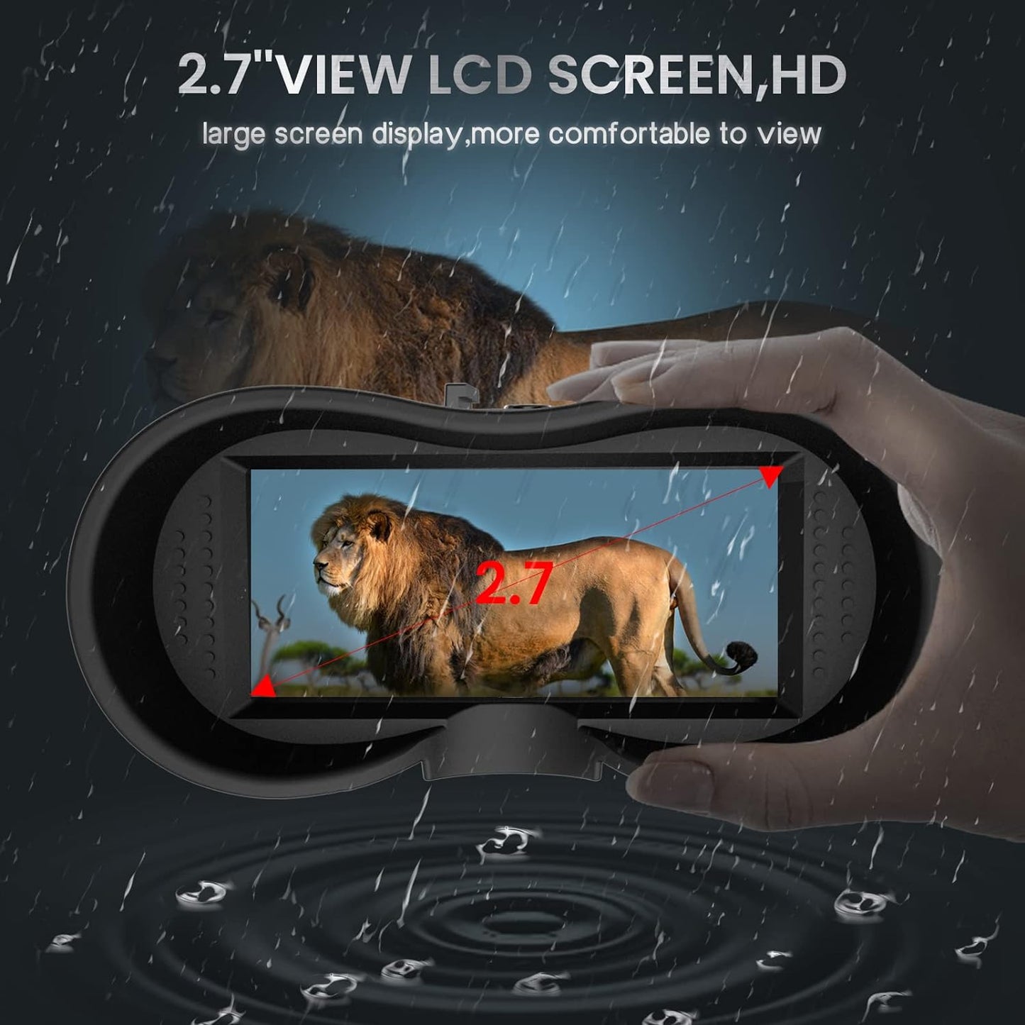 3D Night Vision Goggles Binoculars for Hunting Outdoor Activities