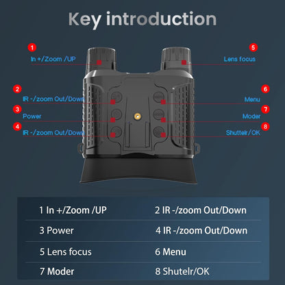 3D Night Vision Goggles Binoculars for Hunting Outdoor Activities