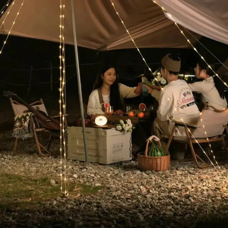 4-in-1 LED Camp Light Retractable Lantern Flashlight Emergency Light