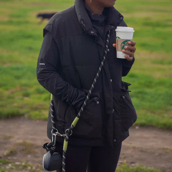 Hands-Free Dog Leash Adjustable Belt Attachment