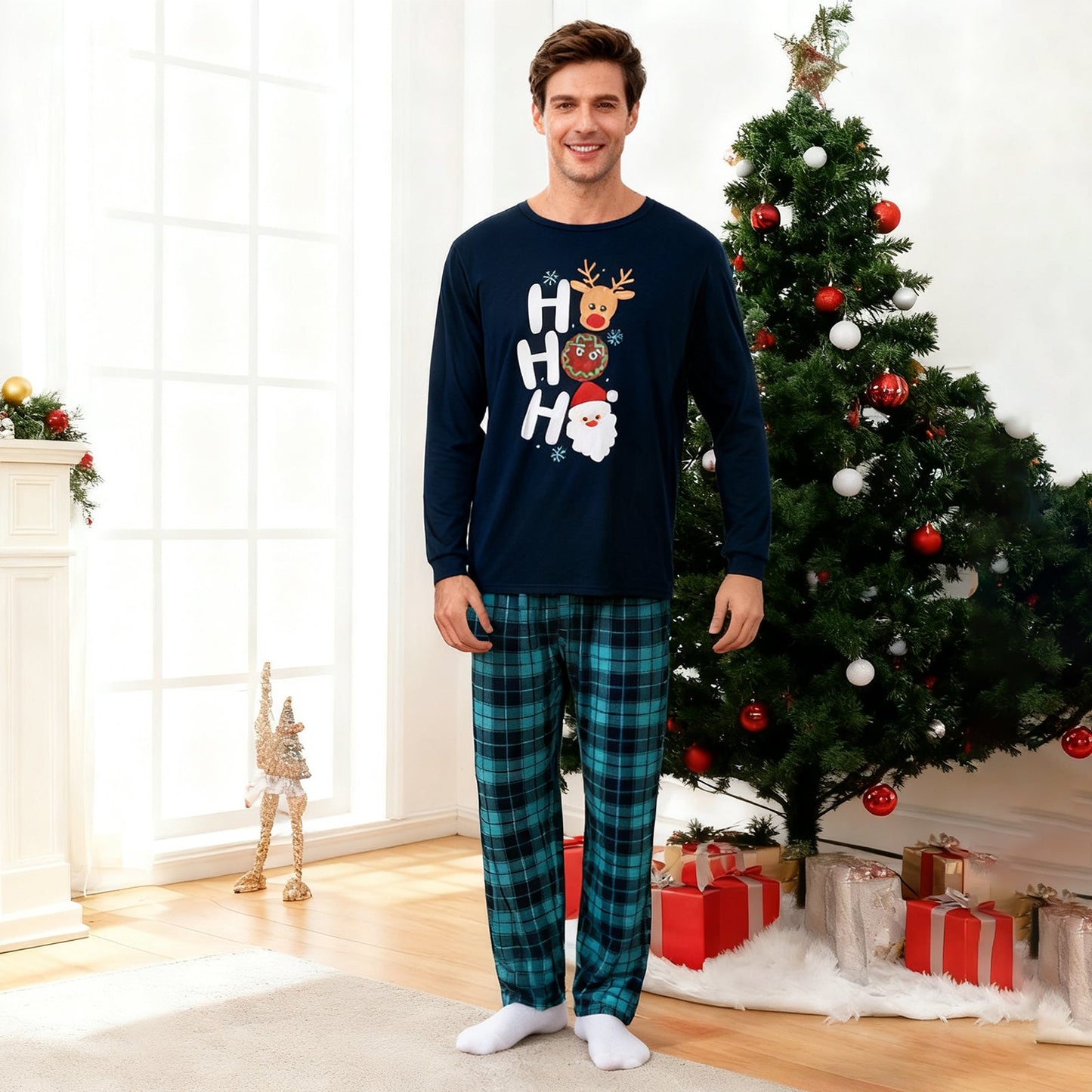 Family Matching Pajamas Set Christmas Sleepwear