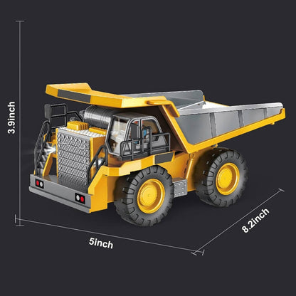4WD Remote Control Excavator Bulldozer Dump Truck Toy Vehicle