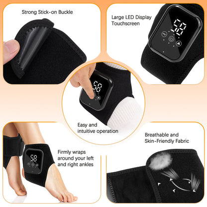 Cordless Ankle Massager Device Portable Foot Massage Machine