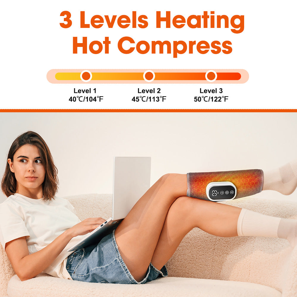 Wireless 360 Degree Air Pressure Calf Massager Device
