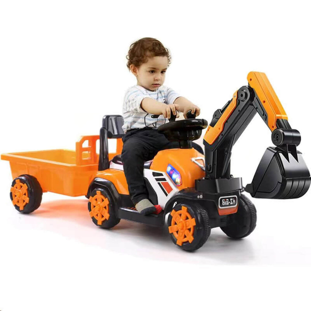 Electric Ride On Excavator Toy Vehicle