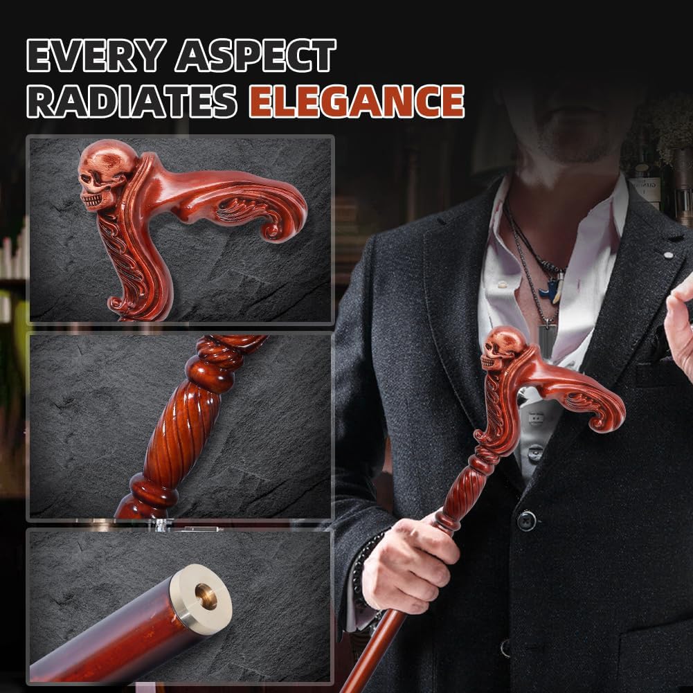 Wooden Walking Cane for Adults