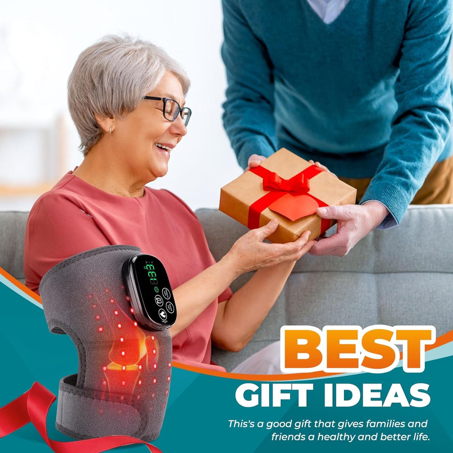 Knee Support Infrared Light Therapy 660nm 850nm