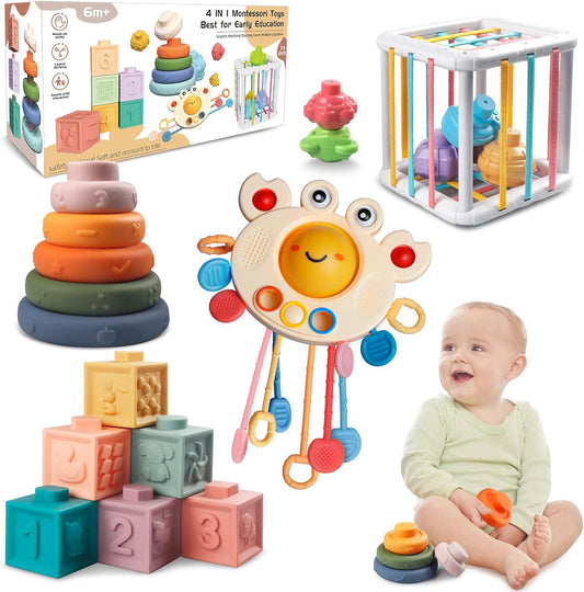 Montessori Baby Sensory Toys Set