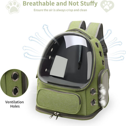 Cat Carrier Backpack Transparent Breathable Design