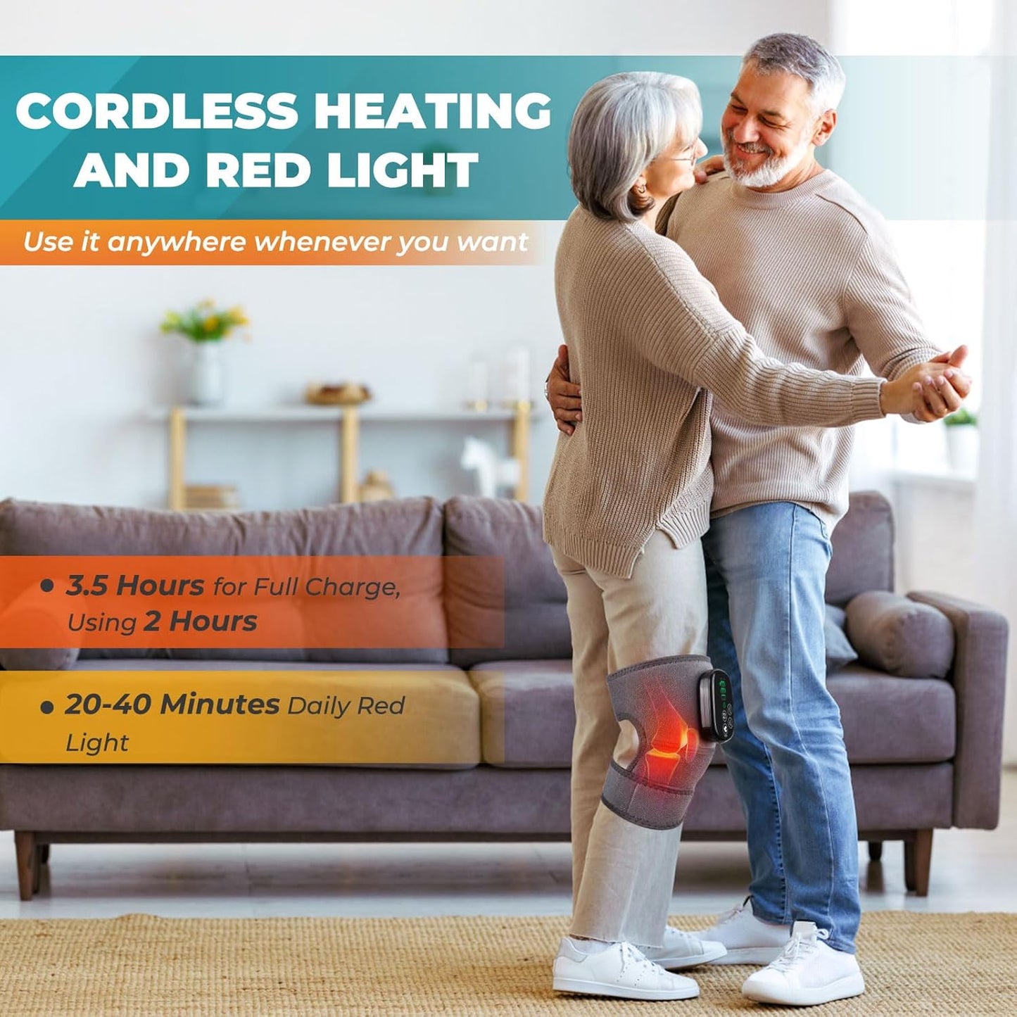 Knee Support Infrared Light Therapy 660nm 850nm