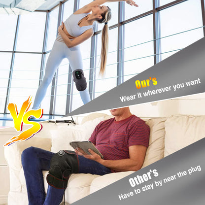 Heated Knee Massager 3-in-1 Therapy Device