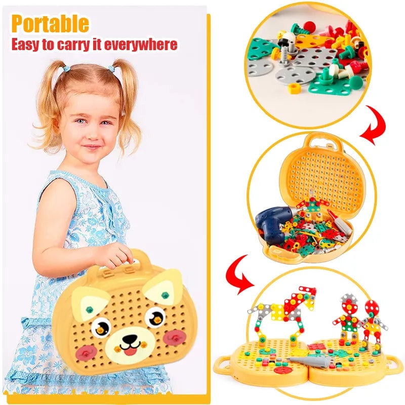 Montessori Educational Toy Set Play Toolbox