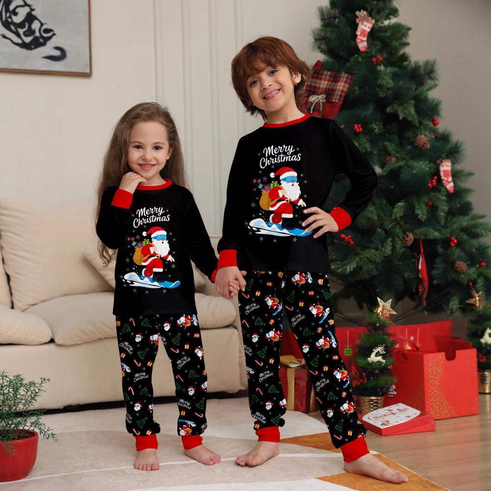 Family Christmas Pyjamas Unisex Sleepwear Outfits Kids Adults