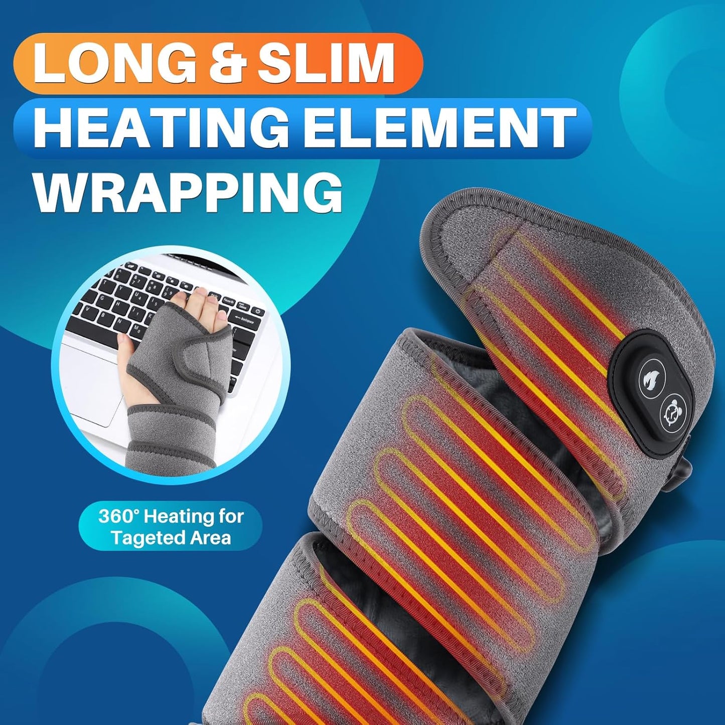 Elbow Heating Pad Wrap for Pain Relief