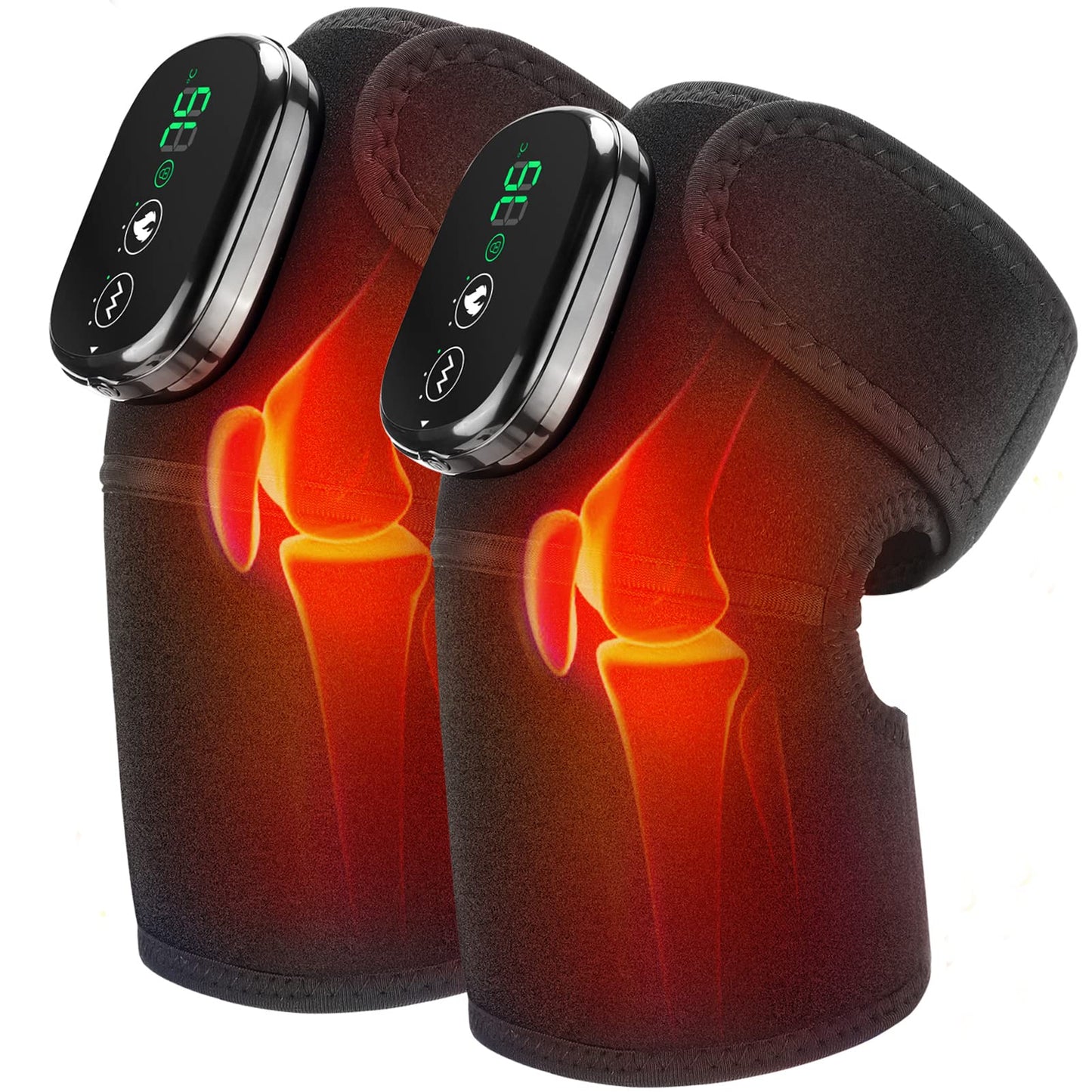 Heated Knee Massager 3-in-1 Therapy Device