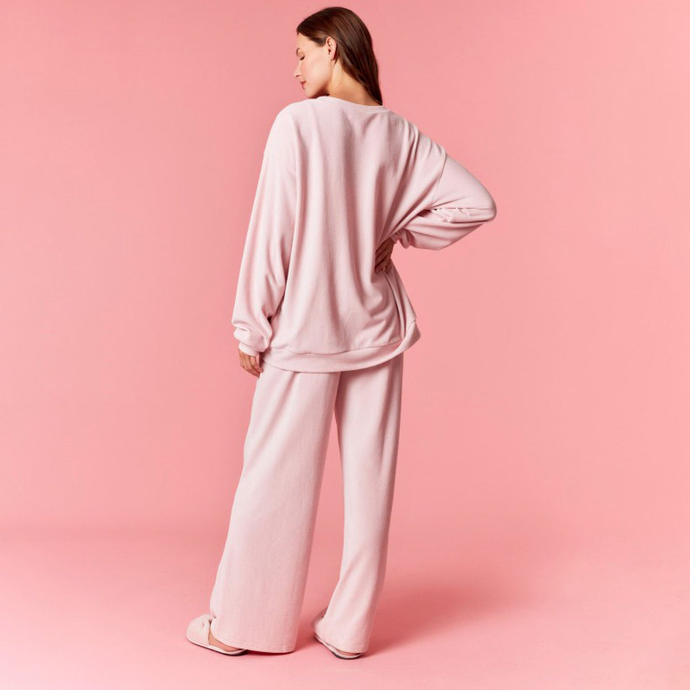 Women's Christmas Pajamas Sweatshirt and Trousers Set