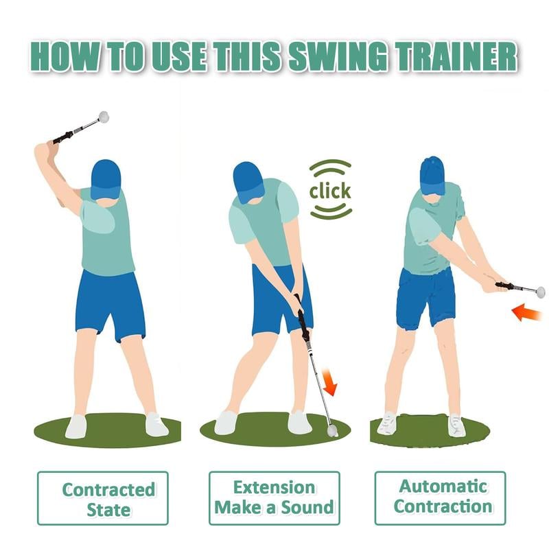 Telescopic Retractable Golf Training Aid