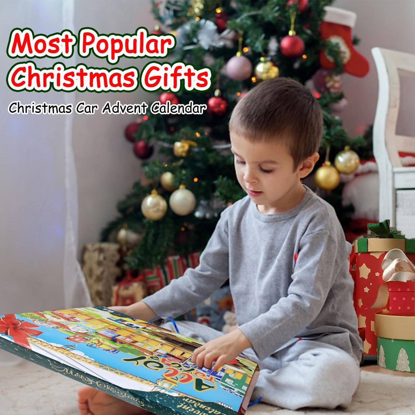 Kids Advent Calendar 2025 Car Model Alloy Vehicle Set