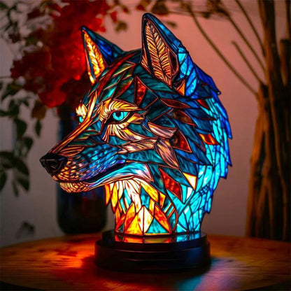Animal Acrylic Lamp Turtle Owl Lion Mermaid LED Light 12 Options