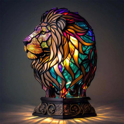Animal Acrylic Lamp Turtle Owl Lion Mermaid LED Light 12 Options
