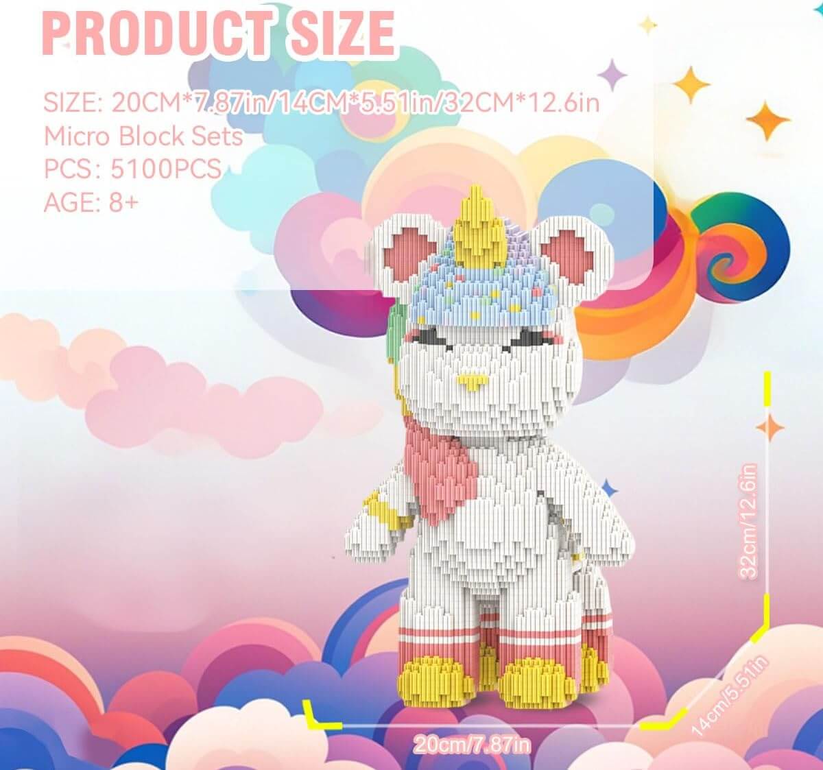 Building Blocks Set Toys Deer Unicorn Educational Toys