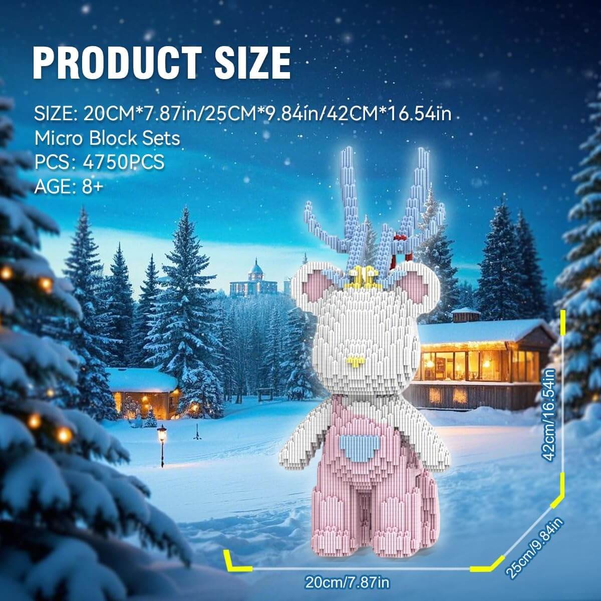 Building Blocks Set Toys Deer Unicorn Educational Toys