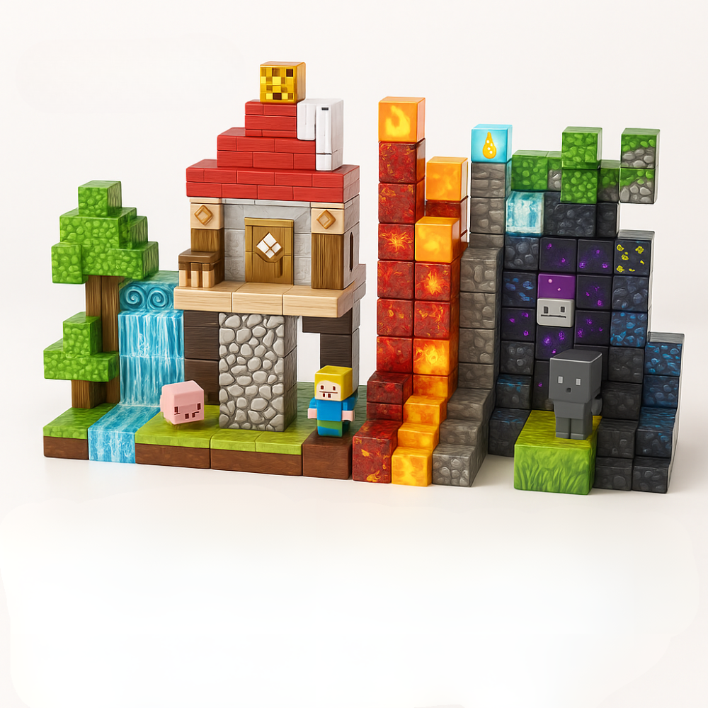 Magnetic Building Blocks Set for Kids