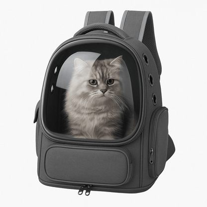Cat Carrier Backpack Transparent Breathable Design