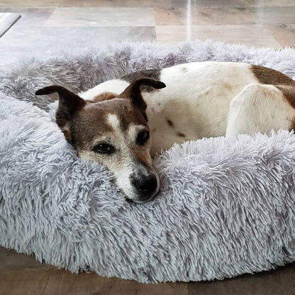 Calming Dog Bed Circular Removable Cover