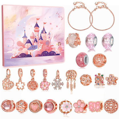 Christmas Advent Calendar Bracelet Kit with 22 Accessories