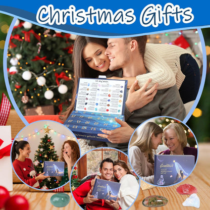 Christmas Advent Calendar 2025 Blind Box 24 Pieces Gemstone