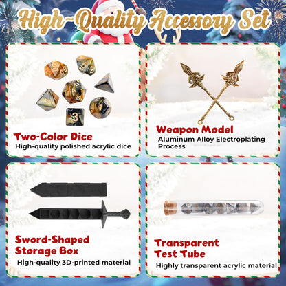 Christmas Advent Calendar 2025 Mystery Dice Set Role Playing Game