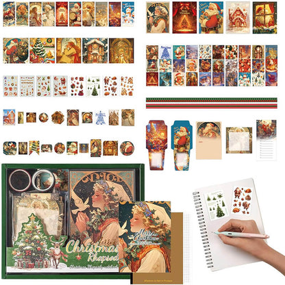 Christmas Scrapbook Stickers Set Decals Sticky Notes