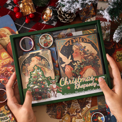 Christmas Scrapbook Stickers Set Decals Sticky Notes